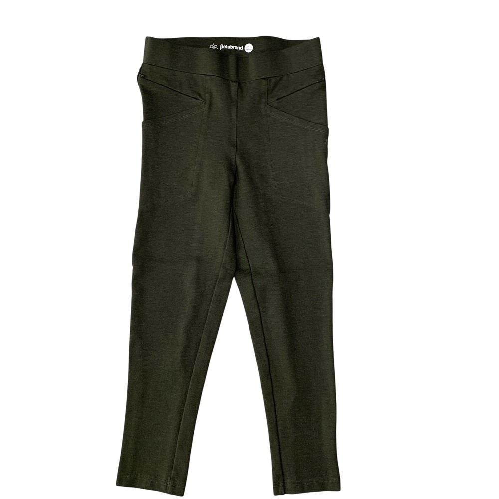 Betabrand Dress Yoga Pants Small Petite Black Work Pants Stretch Comfort